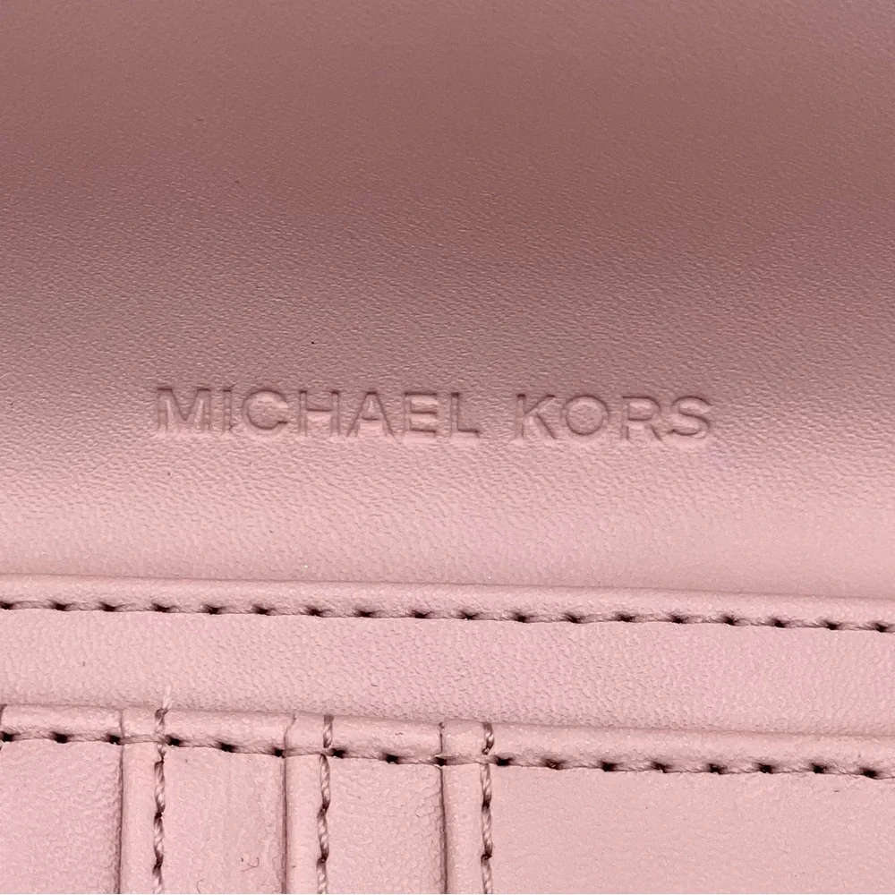 Michael Kors Large Trifold Wallet Pink